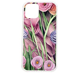 Ottagecore Aesthetics Retro Flowers Pattern Iphone 12 Pro Max Tpu Uv Print Case by GardenOfOphir