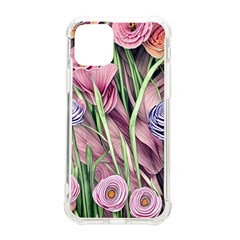 Ottagecore Aesthetics Retro Flowers Pattern Iphone 11 Pro 5 8 Inch Tpu Uv Print Case by GardenOfOphir