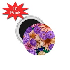 Exotic Tropical Botanical Flowers Pattern 1 75  Magnets (10 Pack)  by GardenOfOphir