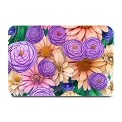 Exotic Tropical Botanical Flowers Pattern Plate Mats by GardenOfOphir