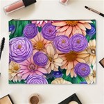 Exotic Tropical Botanical Flowers Pattern Cosmetic Bag (XL) Front