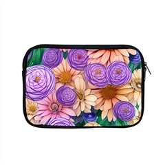 Exotic Tropical Botanical Flowers Pattern Apple Macbook Pro 15  Zipper Case by GardenOfOphir