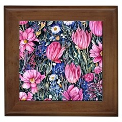 Tropical Paradise Framed Tile by GardenOfOphir