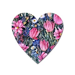 Tropical Paradise Heart Magnet by GardenOfOphir