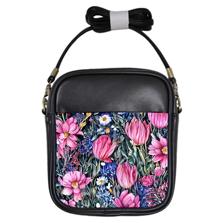 Tropical Paradise Girls Sling Bag