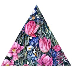 Tropical Paradise Wooden Puzzle Triangle by GardenOfOphir