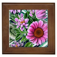 Bouquet Of Sunshine Framed Tile by GardenOfOphir