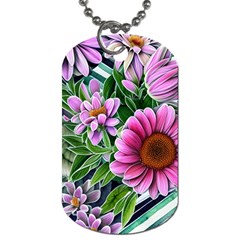 Bouquet Of Sunshine Dog Tag (one Side) by GardenOfOphir