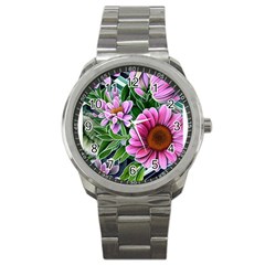 Bouquet Of Sunshine Sport Metal Watch by GardenOfOphir