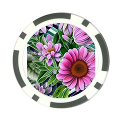 Bouquet Of Sunshine Poker Chip Card Guard by GardenOfOphir