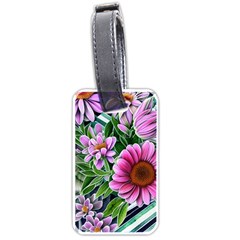 Bouquet Of Sunshine Luggage Tag (one Side) by GardenOfOphir