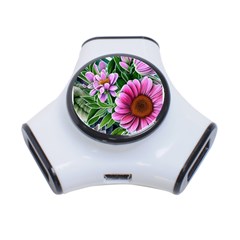 Bouquet Of Sunshine 3-port Usb Hub by GardenOfOphir