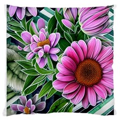 Bouquet Of Sunshine Large Cushion Case (one Side) by GardenOfOphir