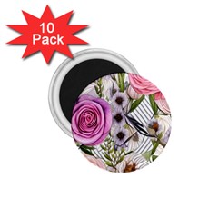 Summertime Blooms 1 75  Magnets (10 Pack)  by GardenOfOphir