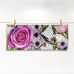 Summertime Blooms Hand Towel by GardenOfOphir