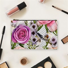 Summertime Blooms Cosmetic Bag (medium)