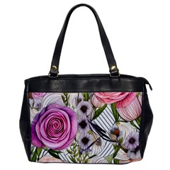 Summertime Blooms Oversize Office Handbag by GardenOfOphir