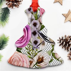 Summertime Blooms Ornament (christmas Tree)  by GardenOfOphir