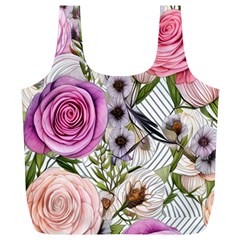 Summertime Blooms Full Print Recycle Bag (xl) by GardenOfOphir