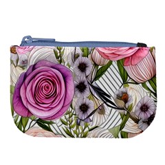 Summertime Blooms Large Coin Purse by GardenOfOphir