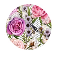 Summertime Blooms Mini Round Pill Box by GardenOfOphir