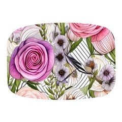 Summertime Blooms Mini Square Pill Box by GardenOfOphir