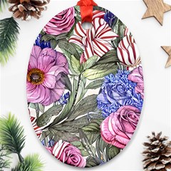 Garden Of Flowers Ornament (oval)