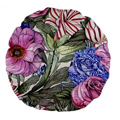 Garden Of Flowers Large 18  Premium Round Cushions