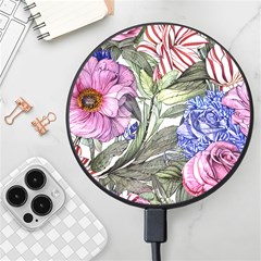 Garden Of Flowers Wireless Fast Charger(black)