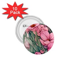 Nature-inspired Flowers 1 75  Buttons (10 Pack) by GardenOfOphir