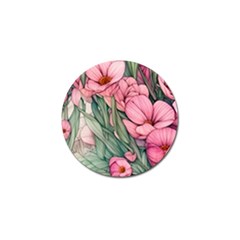 Nature-inspired Flowers Golf Ball Marker by GardenOfOphir