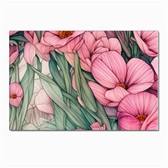 Nature-inspired Flowers Postcard 4 x 6  (pkg Of 10) by GardenOfOphir