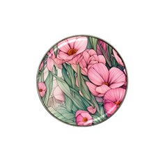 Nature-inspired Flowers Hat Clip Ball Marker by GardenOfOphir