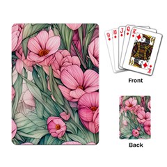 Nature-inspired Flowers Playing Cards Single Design (rectangle) by GardenOfOphir