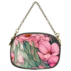 Nature-inspired Flowers Chain Purse (one Side) by GardenOfOphir