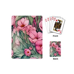 Nature-inspired Flowers Playing Cards Single Design (mini) by GardenOfOphir