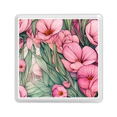 Nature-inspired Flowers Memory Card Reader (square) by GardenOfOphir