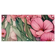 Nature-inspired Flowers Banner And Sign 6  X 3  by GardenOfOphir