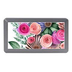 Boho Botanical Flowers Memory Card Reader (mini) by GardenOfOphir