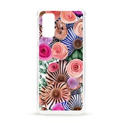 Boho Botanical Flowers Samsung Galaxy S20 6 2 Inch Tpu Uv Case by GardenOfOphir