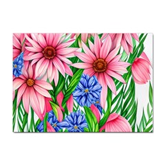 Exotic Tropical Flowers Sticker A4 (100 Pack) by GardenOfOphir