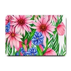 Exotic Tropical Flowers Small Doormat by GardenOfOphir