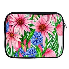 Exotic Tropical Flowers Apple Ipad 2/3/4 Zipper Cases by GardenOfOphir