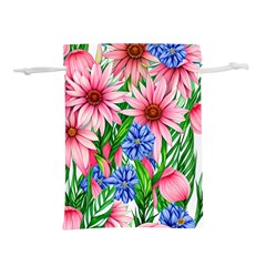 Exotic Tropical Flowers Lightweight Drawstring Pouch (l) by GardenOfOphir