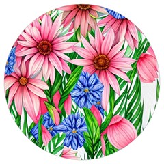 Exotic Tropical Flowers Round Trivet by GardenOfOphir