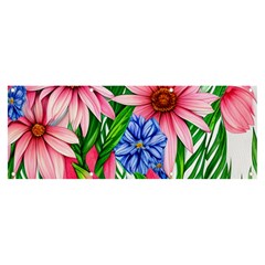 Exotic Tropical Flowers Banner And Sign 8  X 3  by GardenOfOphir