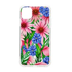 Exotic Tropical Flowers Iphone 11 Tpu Uv Print Case by GardenOfOphir