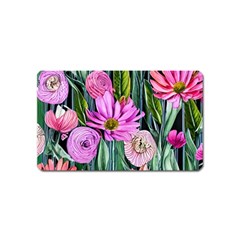 Floral Watercolor Magnet (name Card) by GardenOfOphir