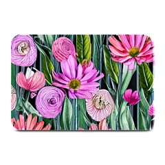 Floral Watercolor Plate Mats by GardenOfOphir