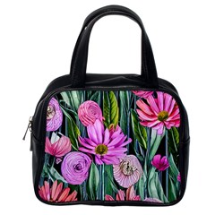 Floral Watercolor Classic Handbag (one Side) by GardenOfOphir